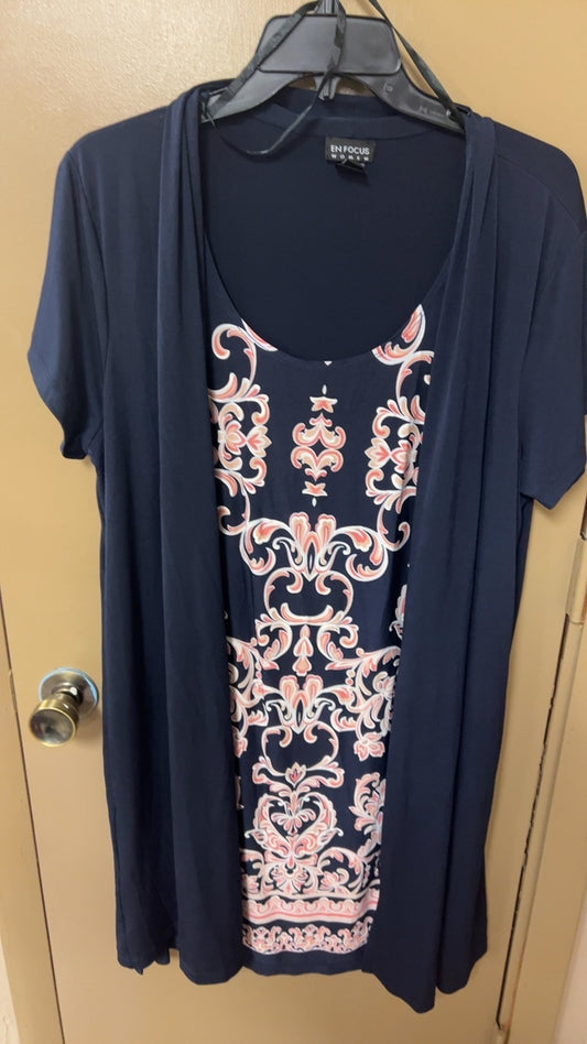 EN Focus Dress 20W and Cardigan 