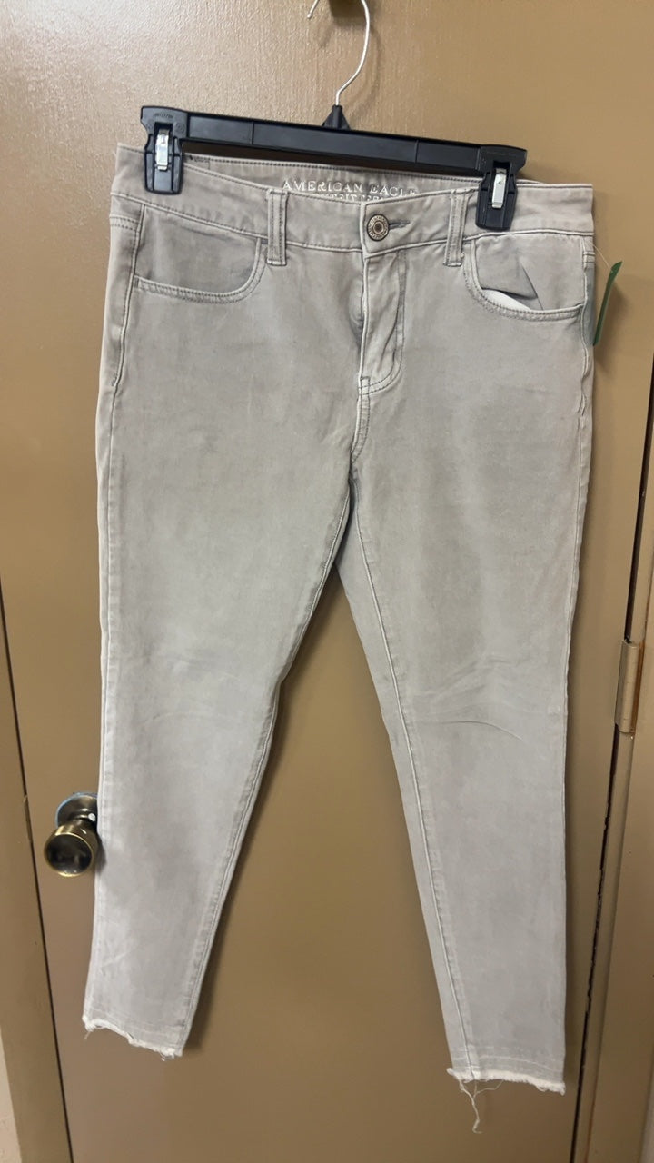American Eagle Grey Pants 10