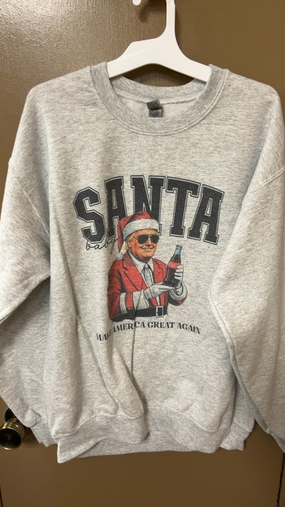 Trump Santa Sweatshirt Small