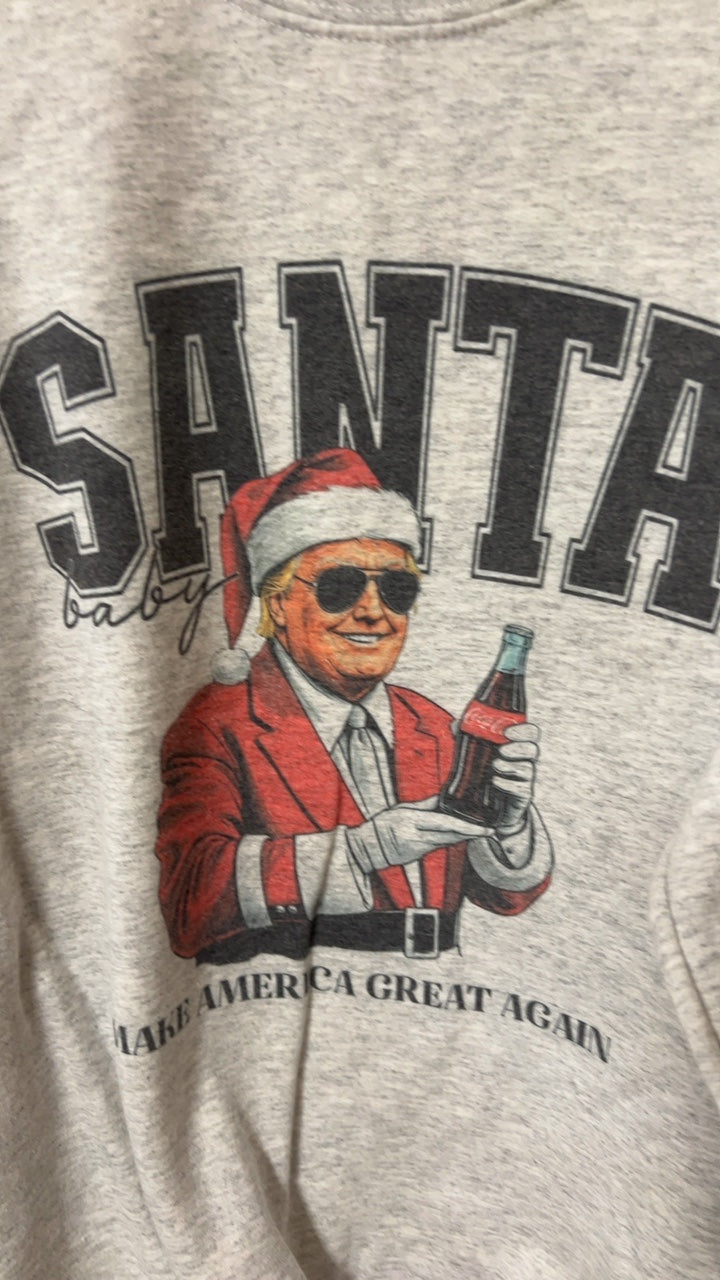 Trump Santa Sweatshirt Small