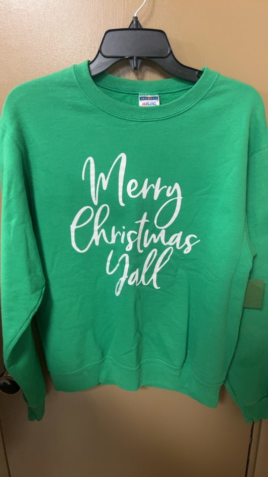 Merry Christmas Sweatshirt Small