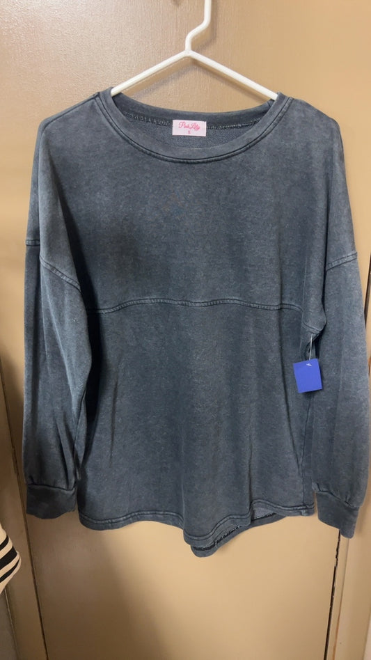 Pink Lily Sweatshirt Small