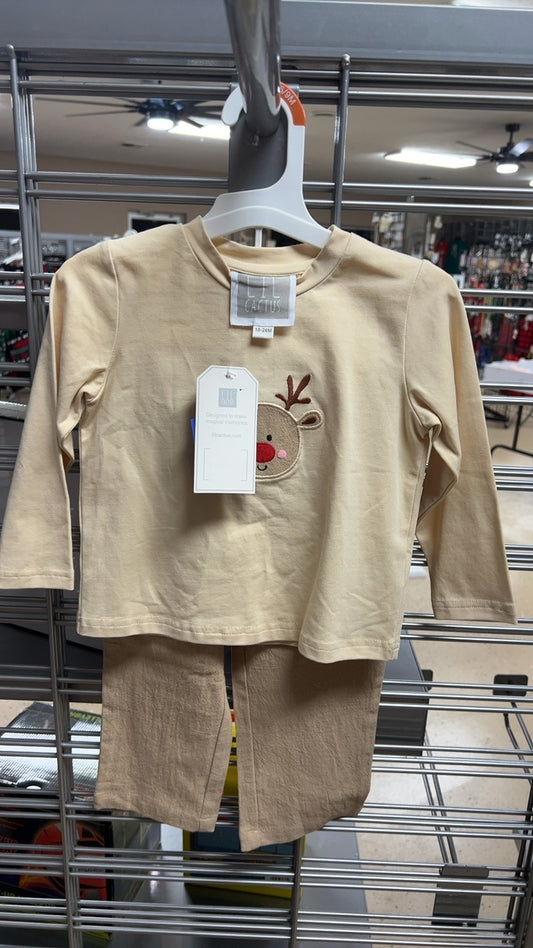 Lil Cactus Pajama Set YOUTH 18-24 M