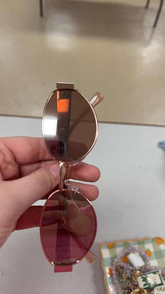 Rose gold Sunglasses