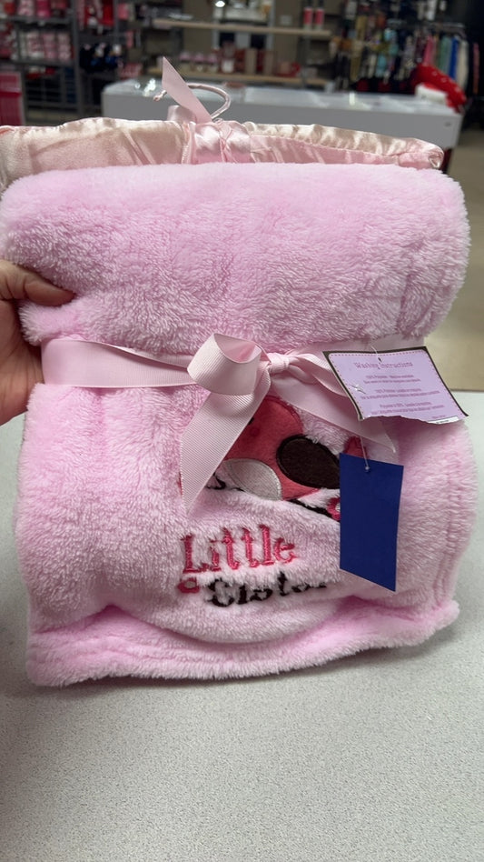 Little sis Baby Blanket