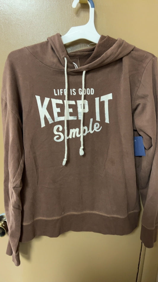 Life is Good Hoodie Small
