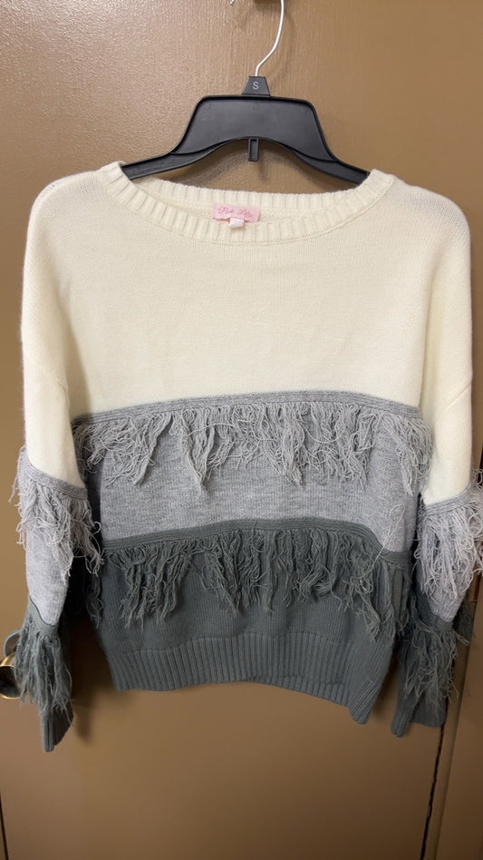 Pink Lily Sweater Small