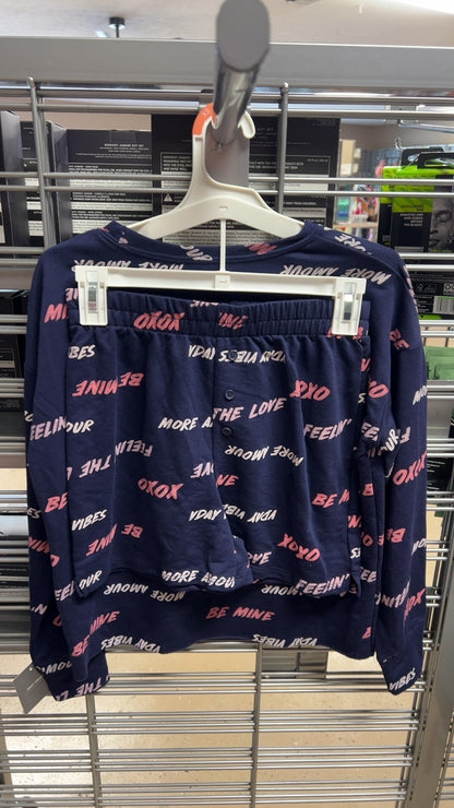Valentine’s Day Sweatshirt and Short set XS