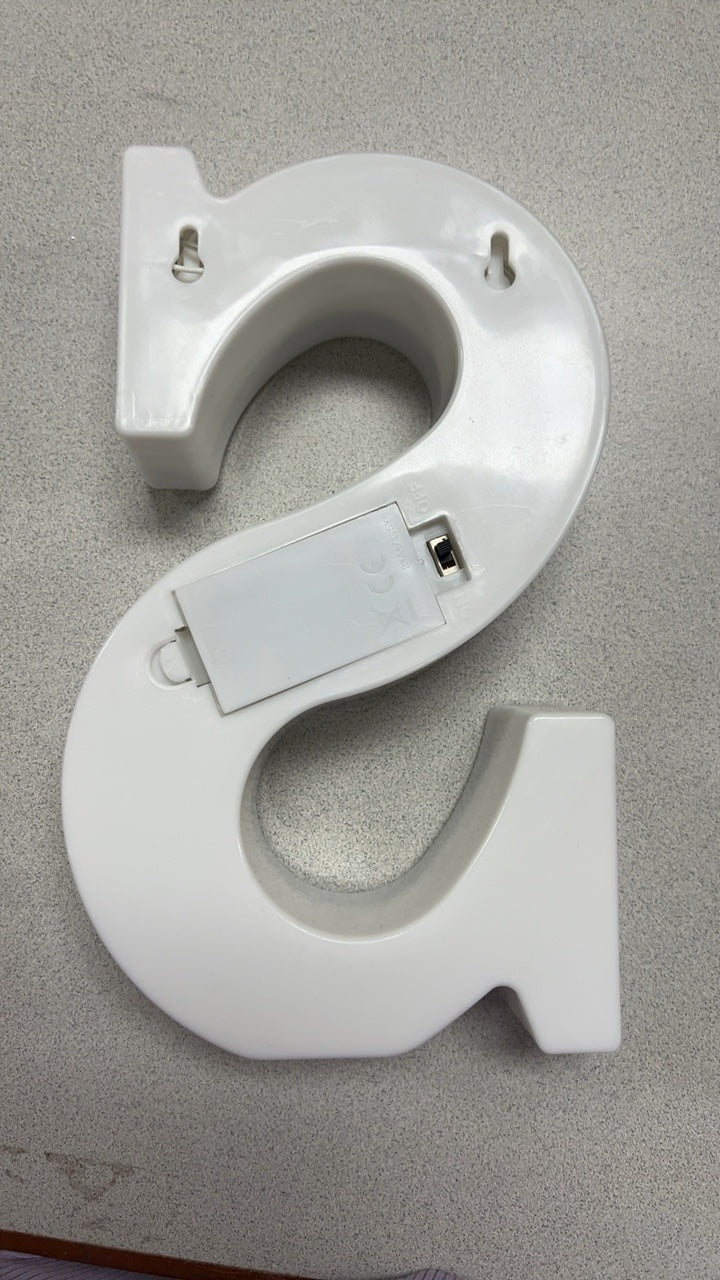 S Decorative LED Letter