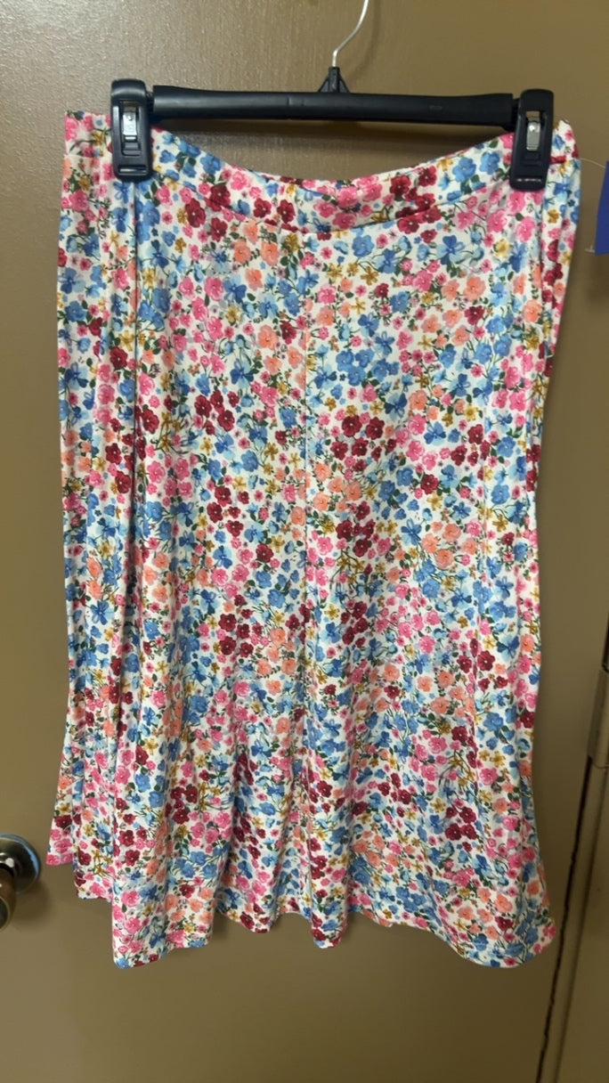 XL Floral Skirt