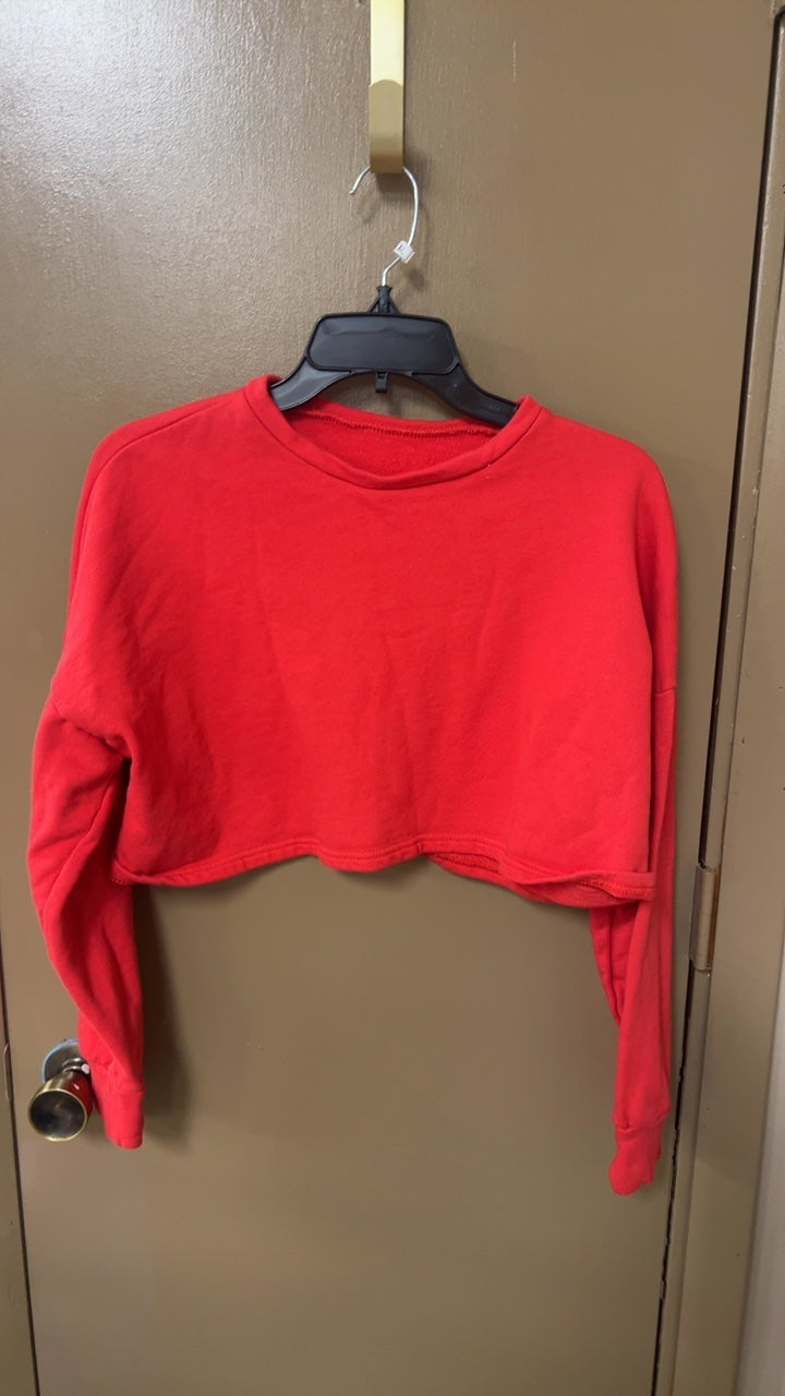 Cropped Red Sweater XL