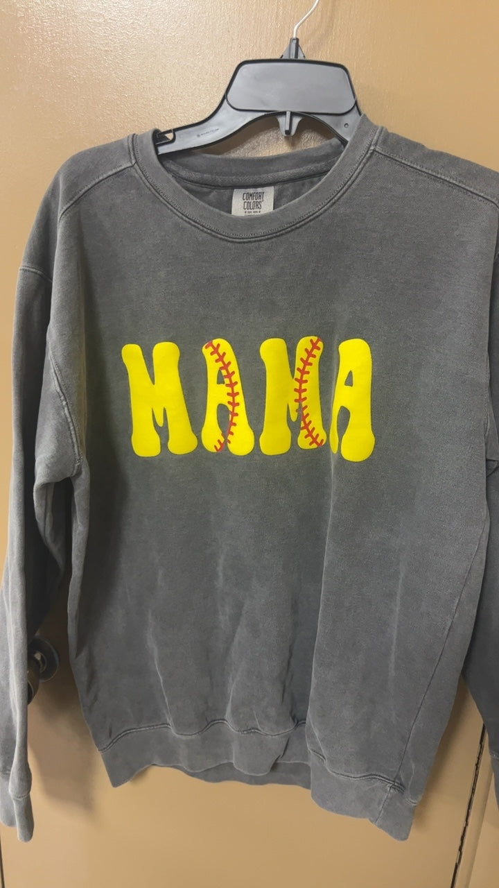 Comfort Colors Mama Sweatshirt Medium