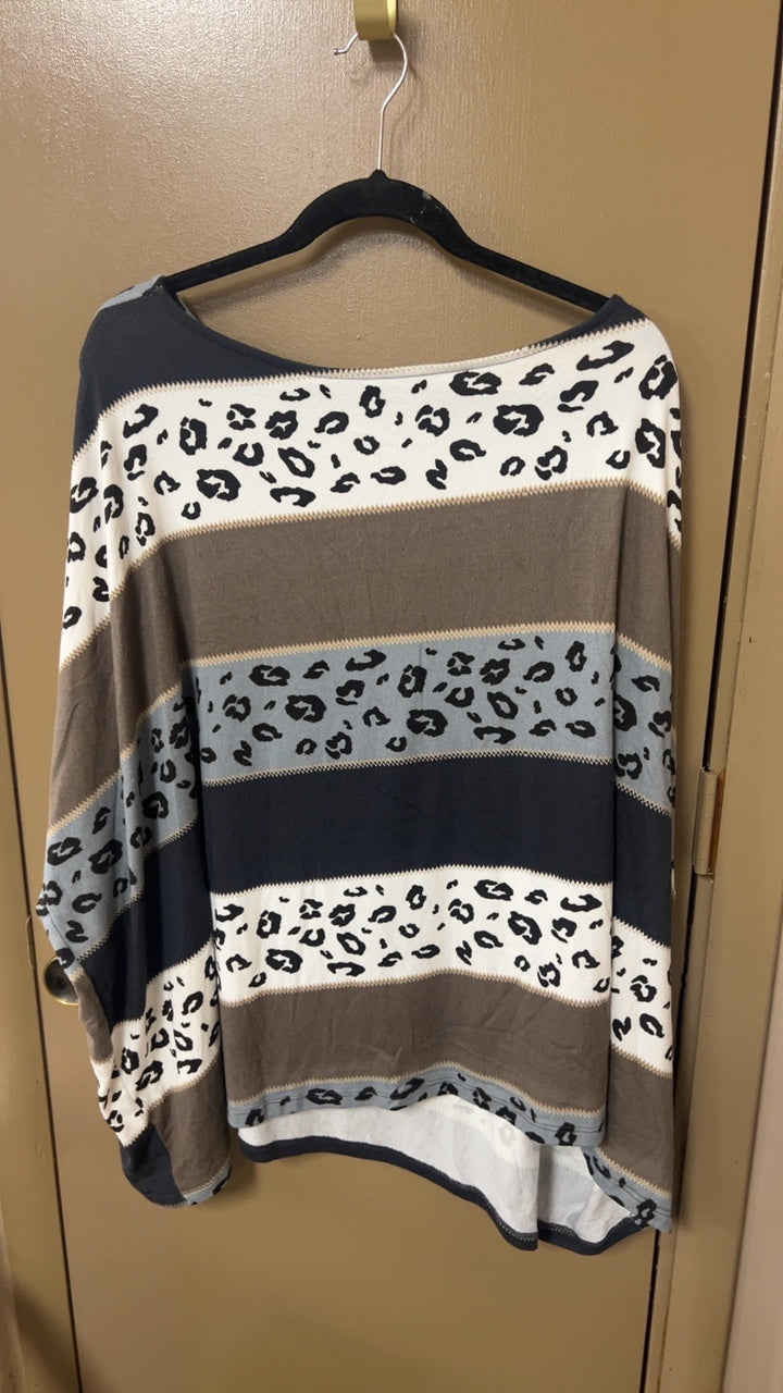 Cheetah Sweater One Size