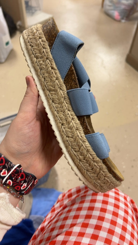 Blue Sandals 7