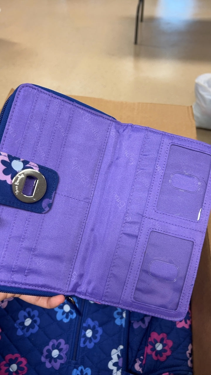 Vera Bradley Wallet Blue