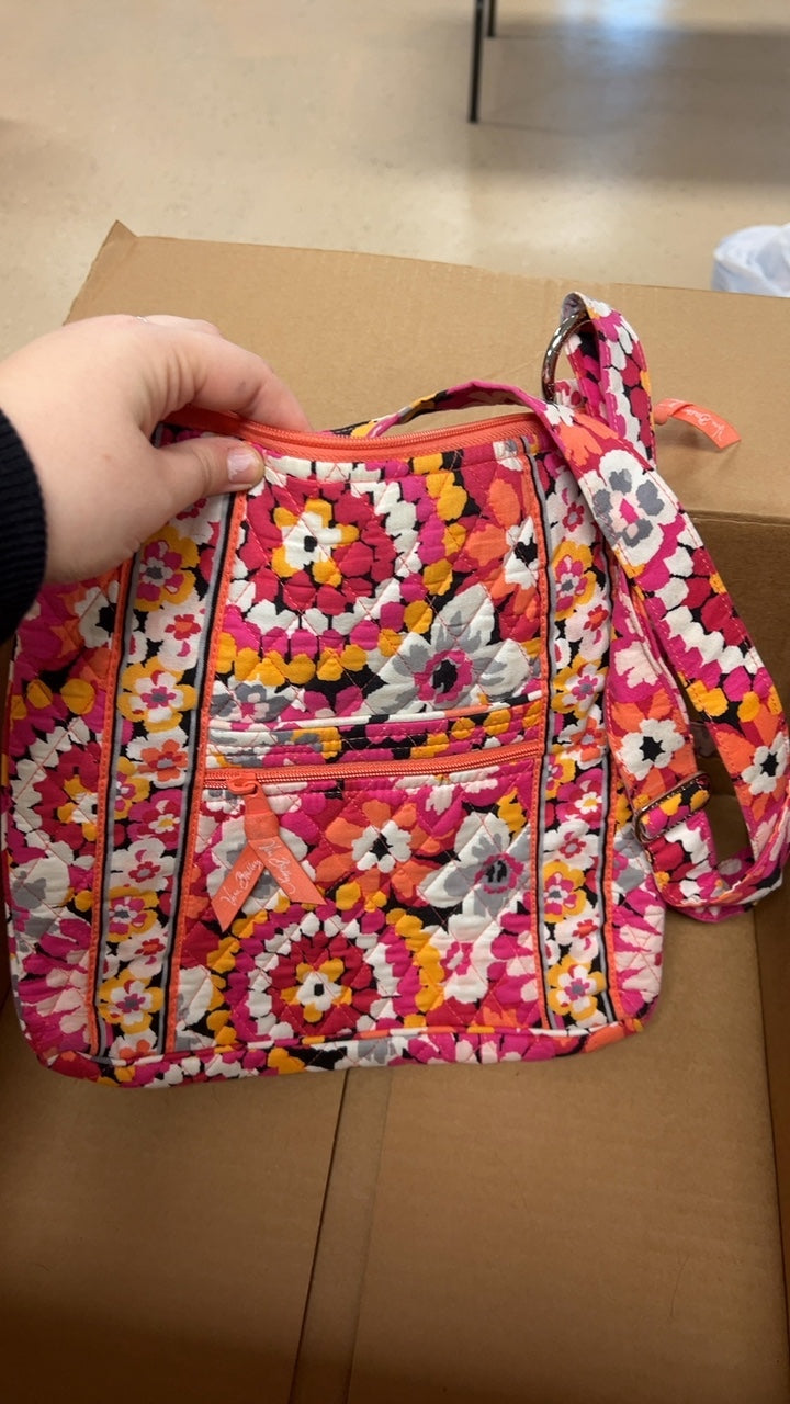 Vera Bradley Crossbody Bag pink and orange