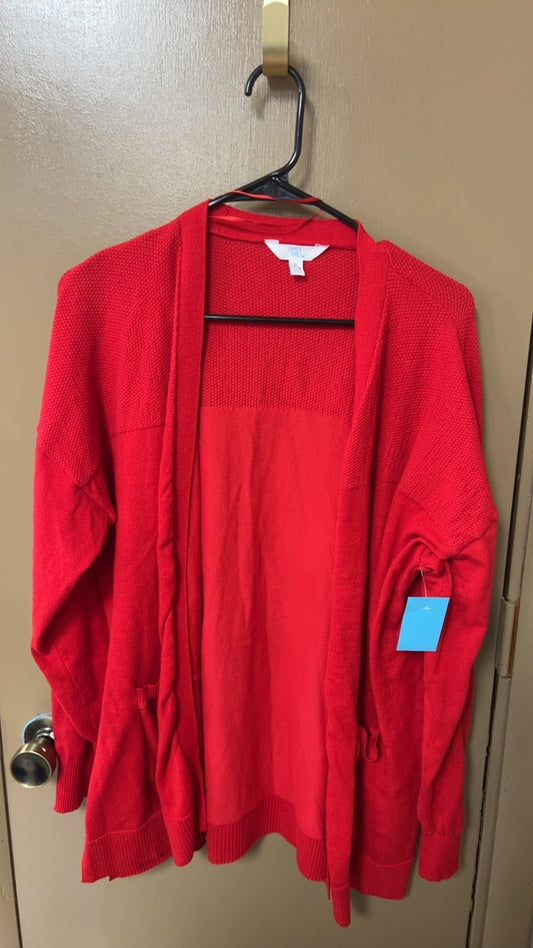 Red Cardigan XL