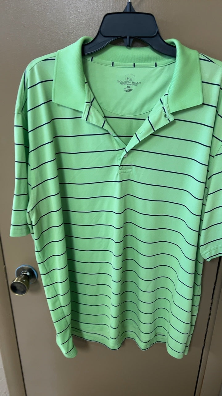 Golden Bear Polo Shirt Mens XXL