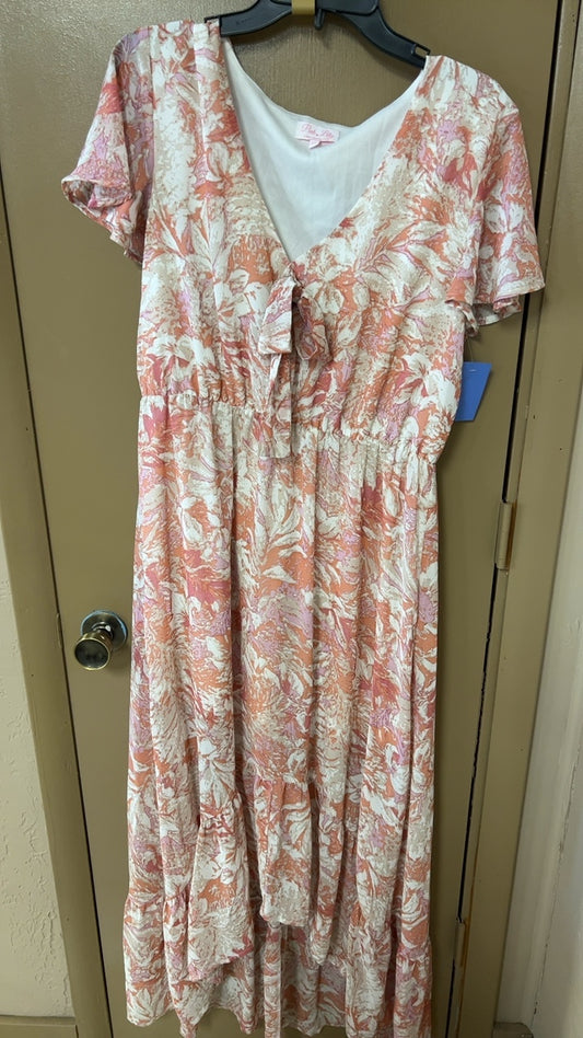 Pink Lily Dress 2XL