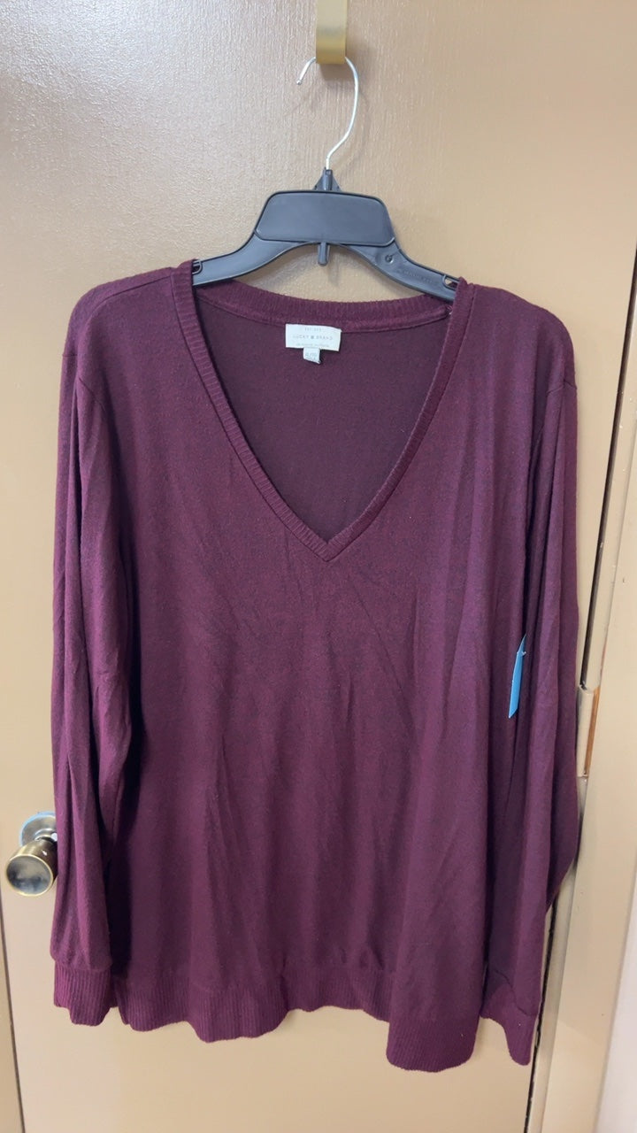 Lucky Brand V-Neck Sweater XL