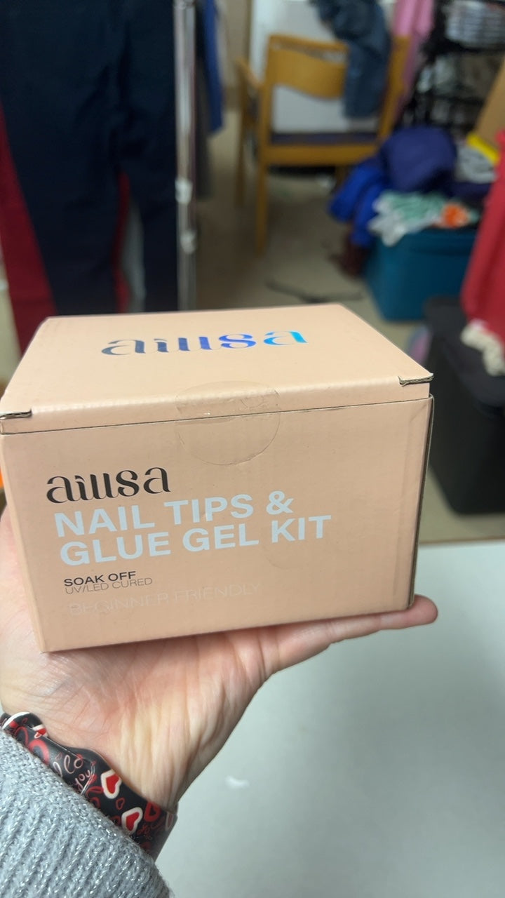 Aussa Nail Tips & Glue Gel Kit