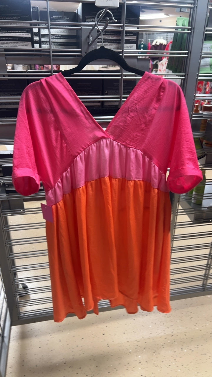 Pink Lily Dress Small