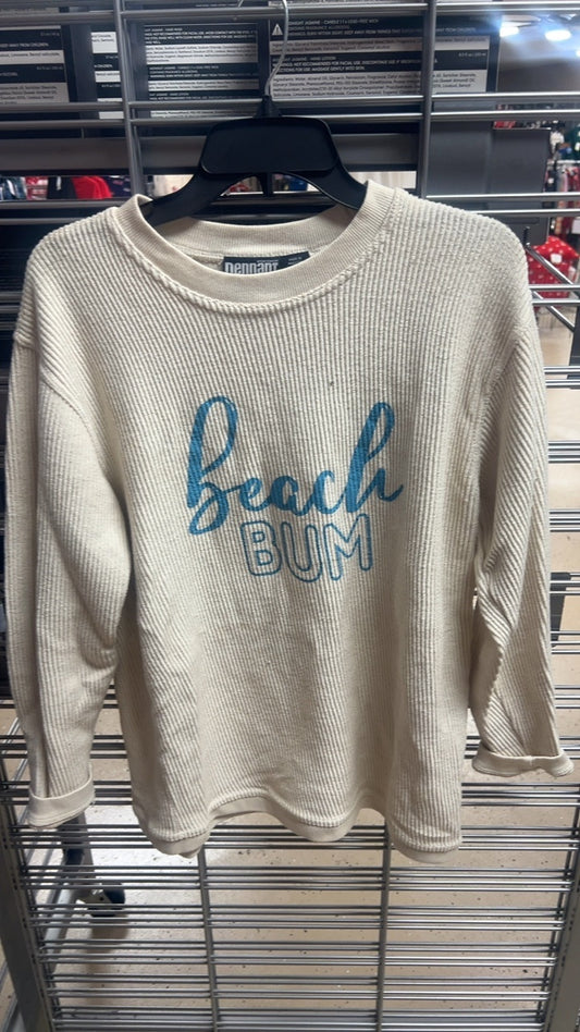 Pennant Corded Sweater Large