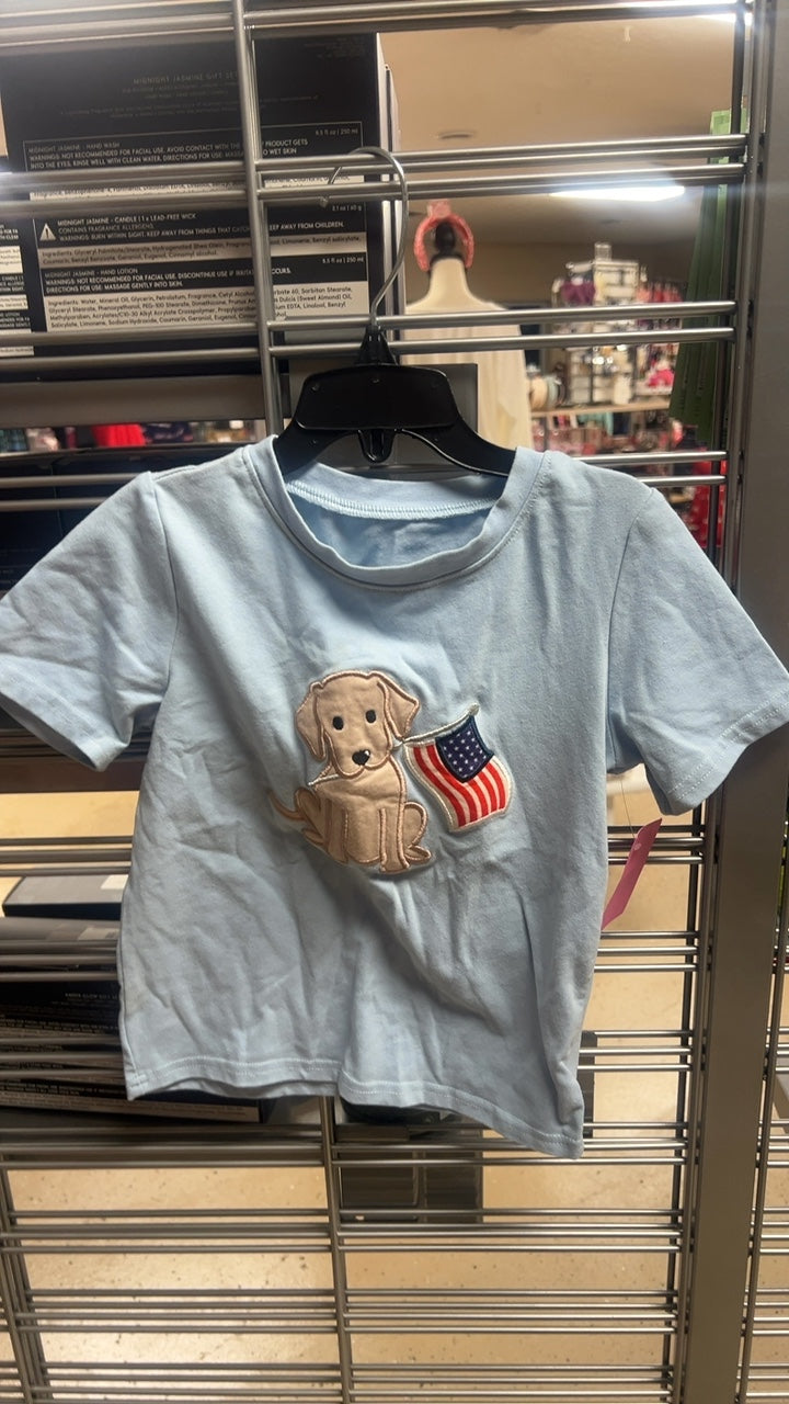 Embroidered Dog T-Shirt Youth 6