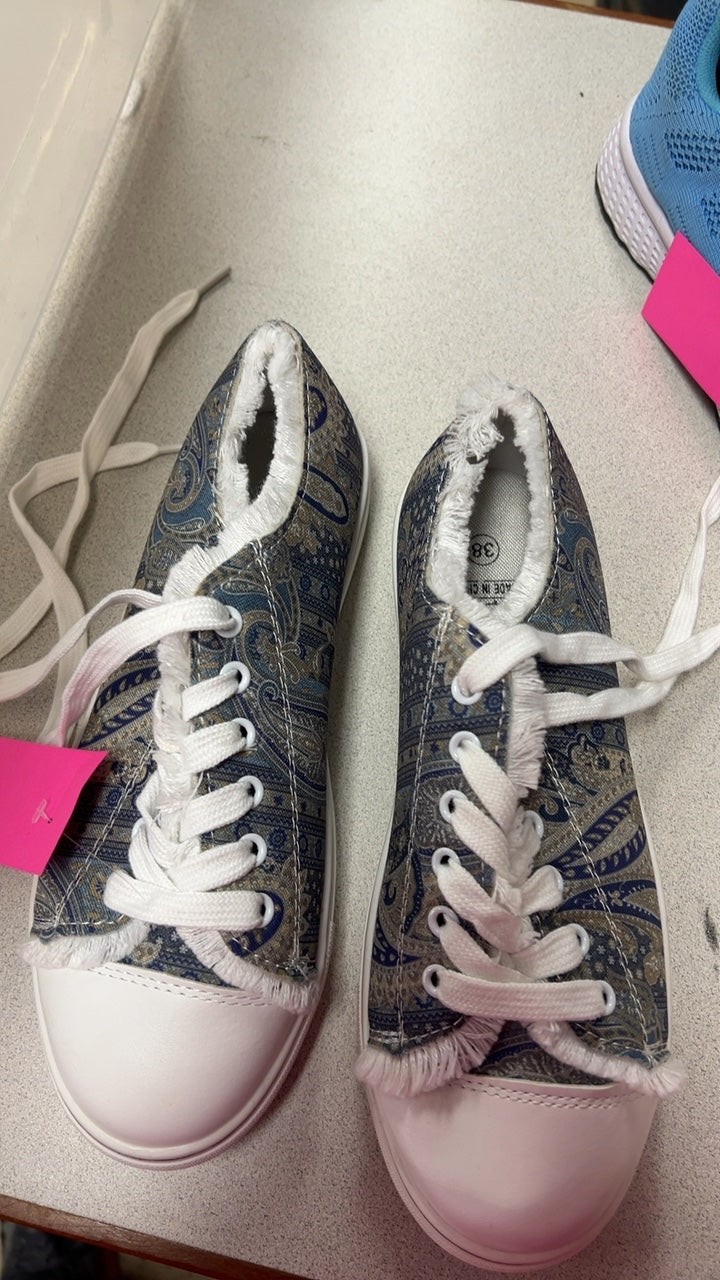Blue gray Sneakers 38