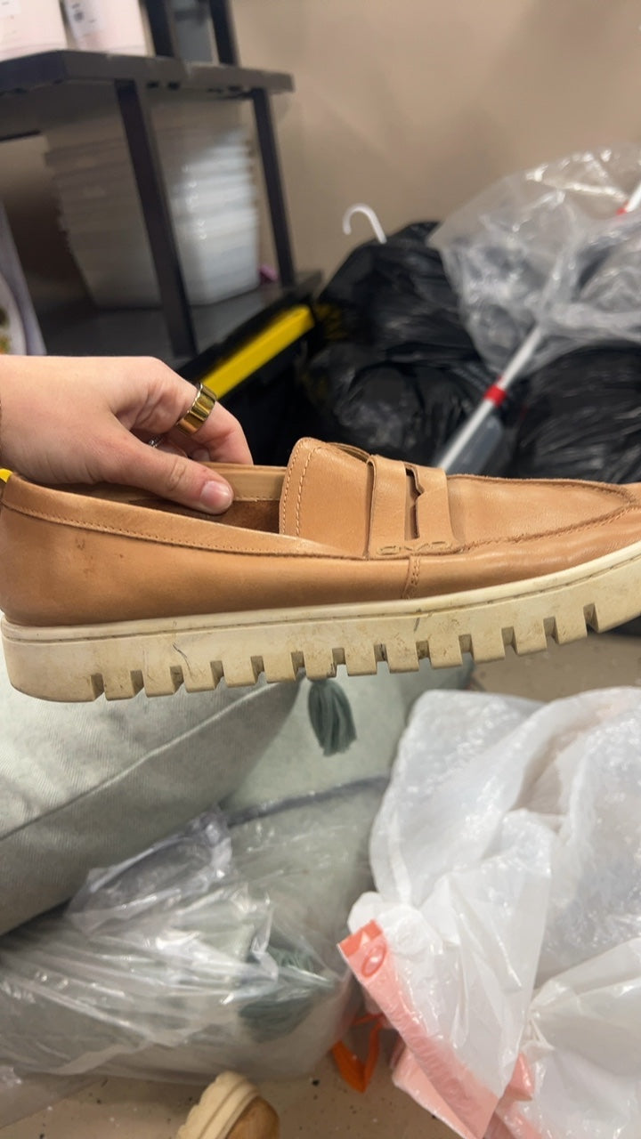 Tan Loafers 9.5