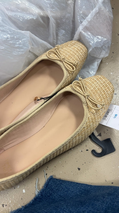 Wicker Ballet Flats 9 1/2