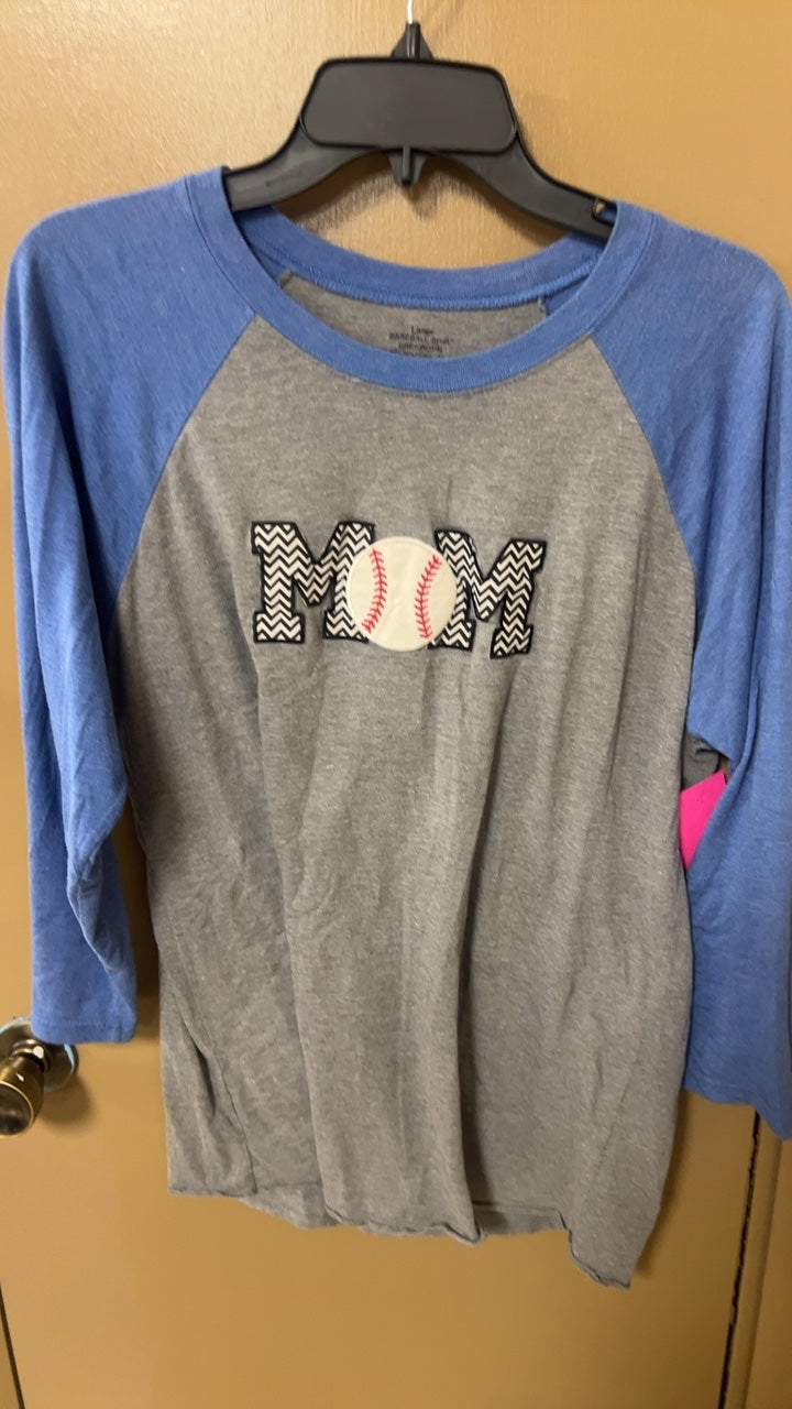 Mom baseball T-Shirt Large