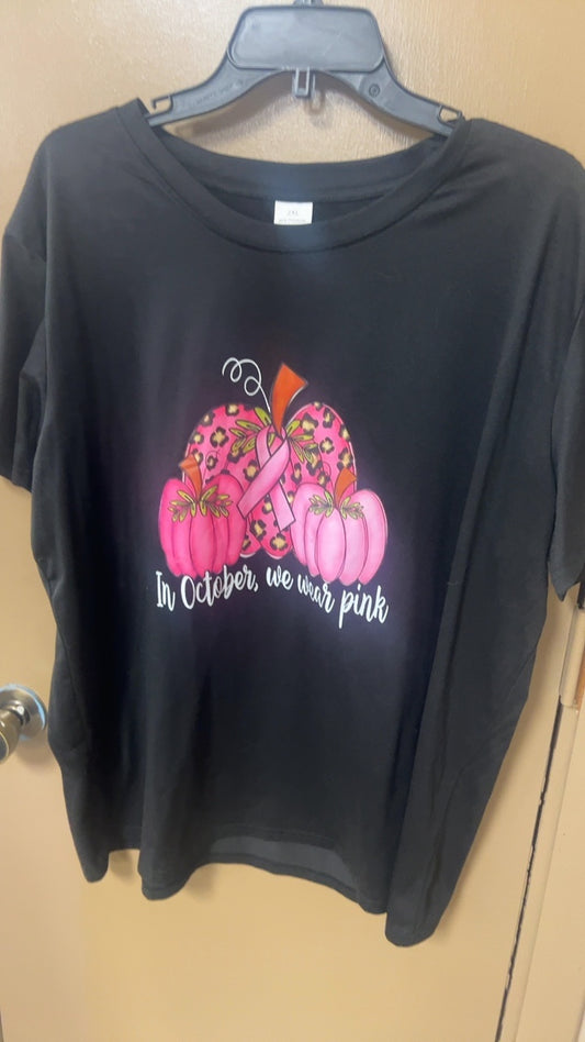 October Pink T-Shirt 2XL