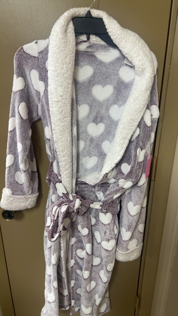 Heart Bathrobe Large