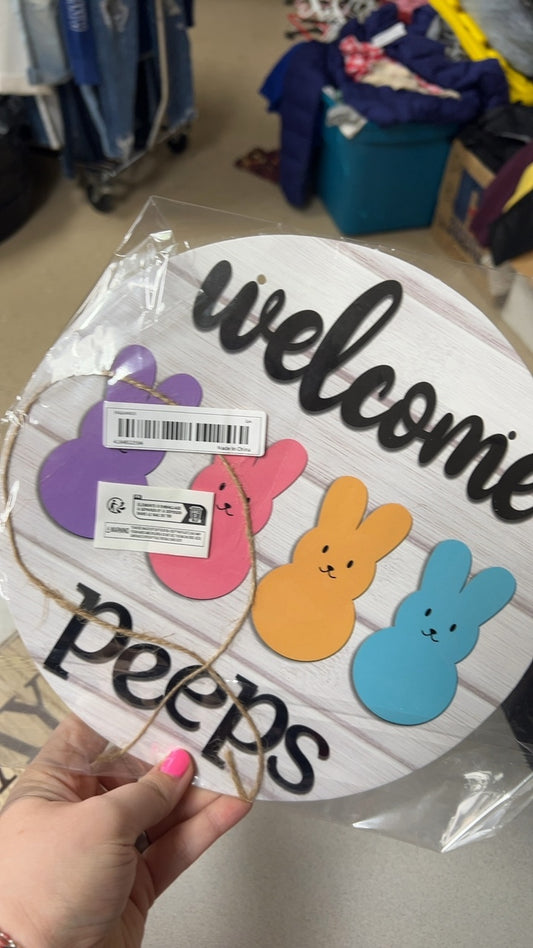 Peeps Decorative Sign