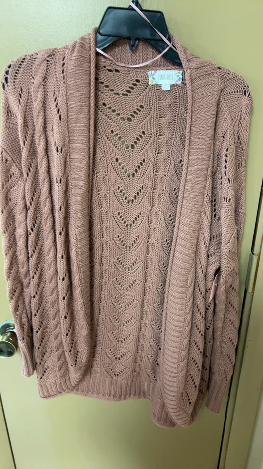 Pink Rose Sweater Medium