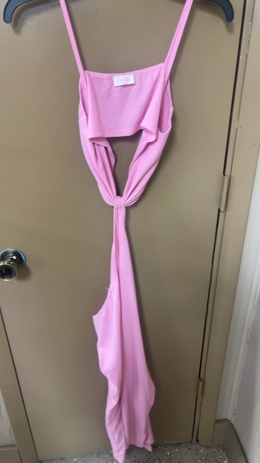 Pink Lily Large Cutout Dress