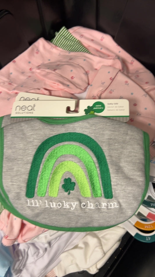 Saint Patrick's bib