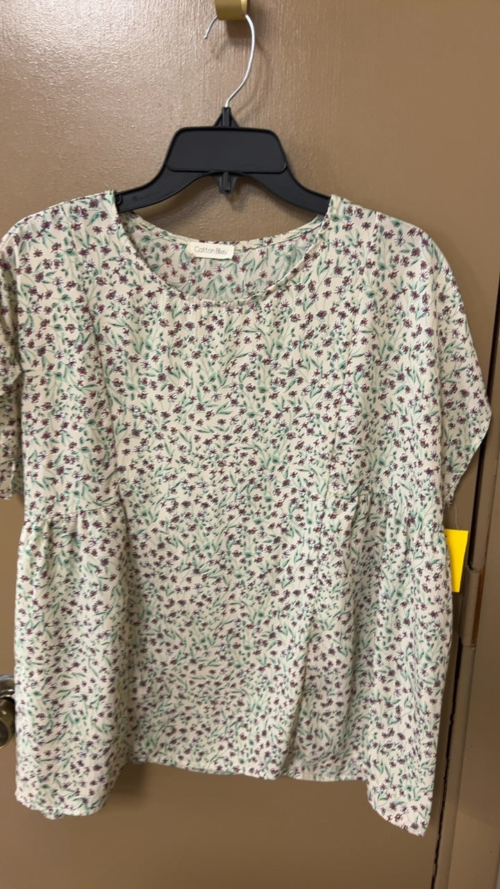 Cotton Blue Shirt Small