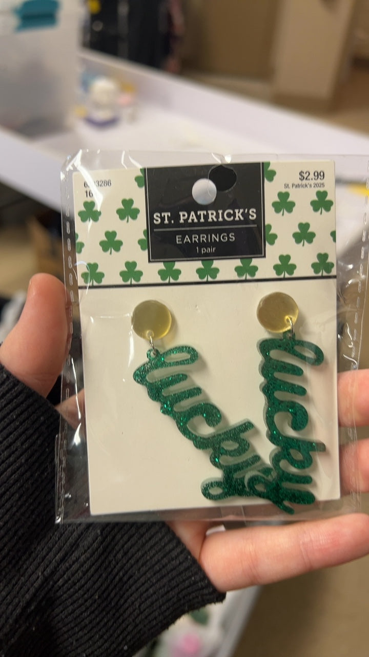 St. Patrick's Earrings