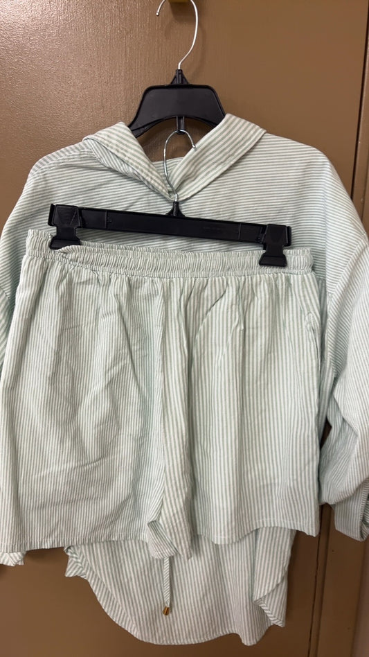 Allie Piece Shirt Set Large