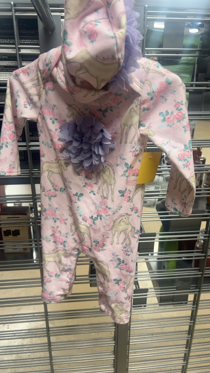 Unicorn Set w/ Hat Youth 9m