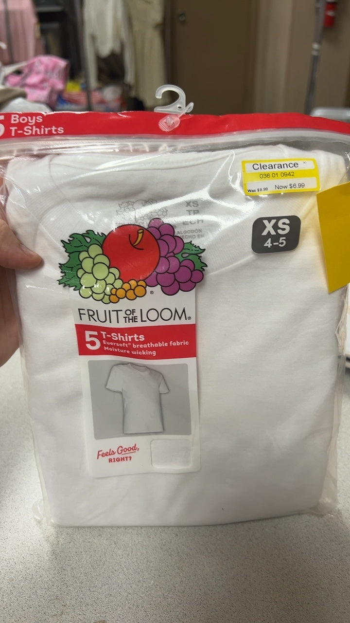 Fruit of the Loom T-Shirt Youth 4-5