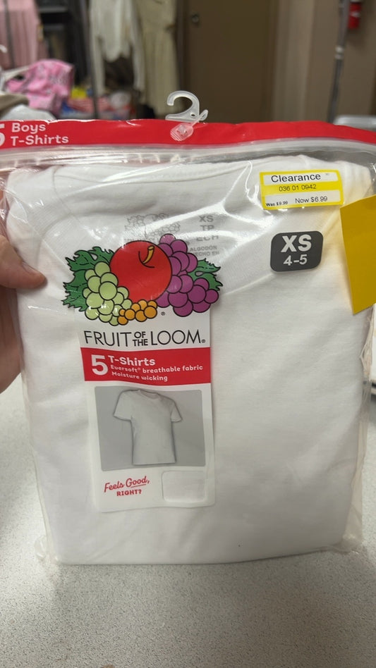 Fruit of the Loom T-Shirt Youth 4-5