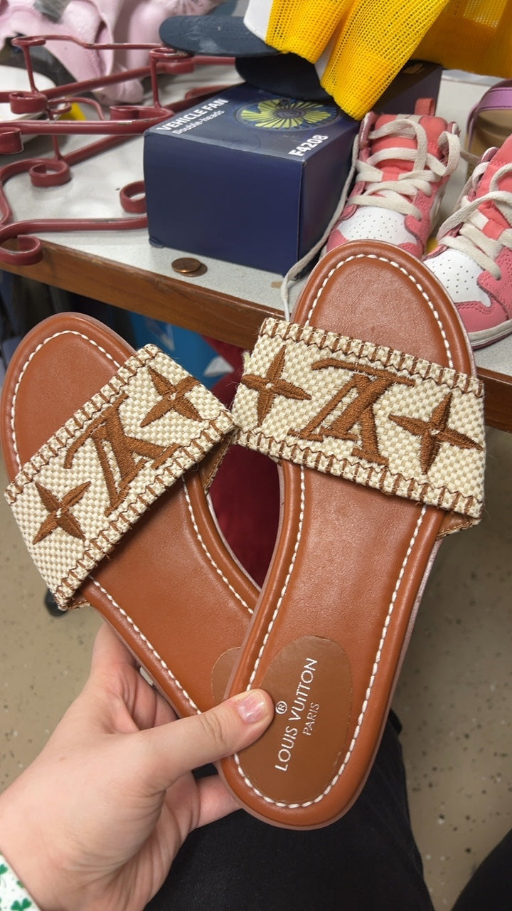 Louis Vuitton DUPE Sandals