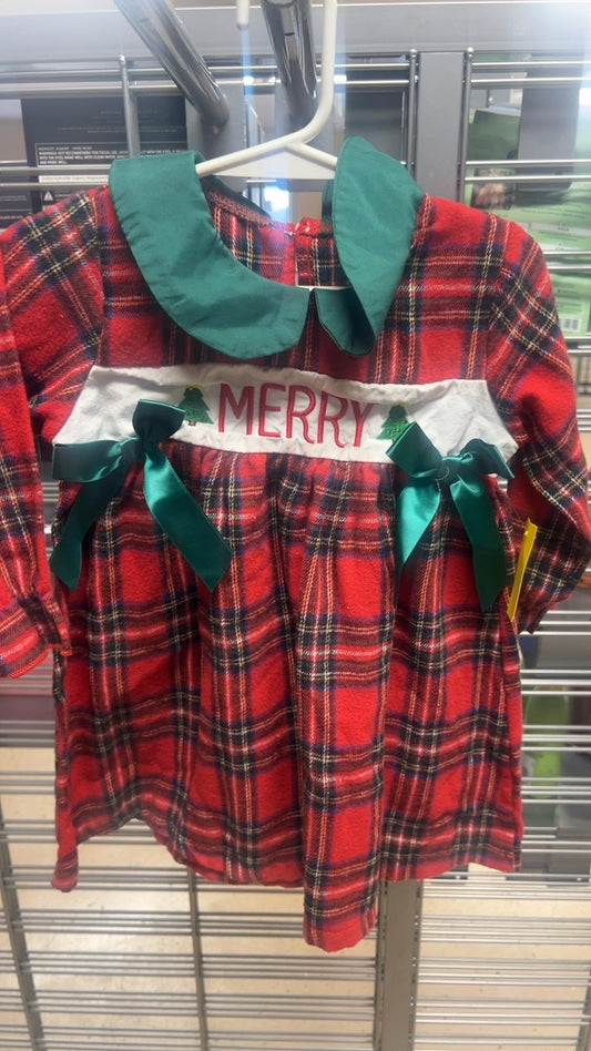 Christmas Dress YOUTH 12-18m