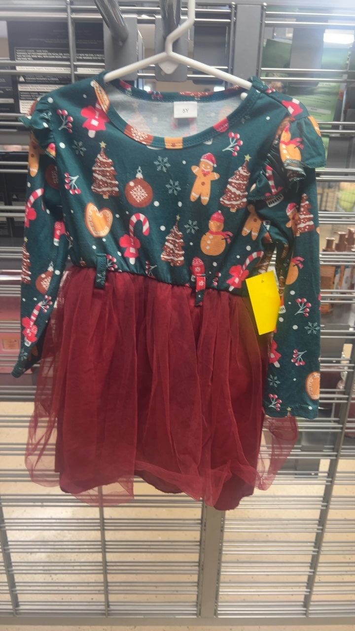 Christmas Dress Youth 5Y