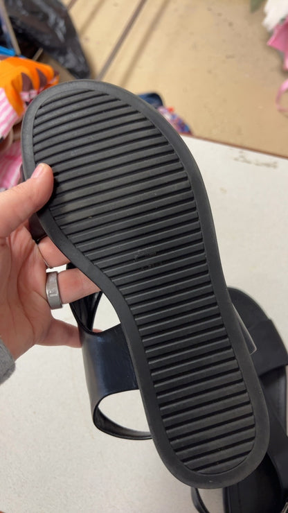 Black Sandals 8