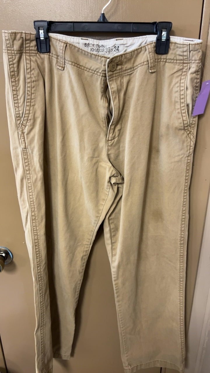 Broken-in Khakis Pants Mens 36x34