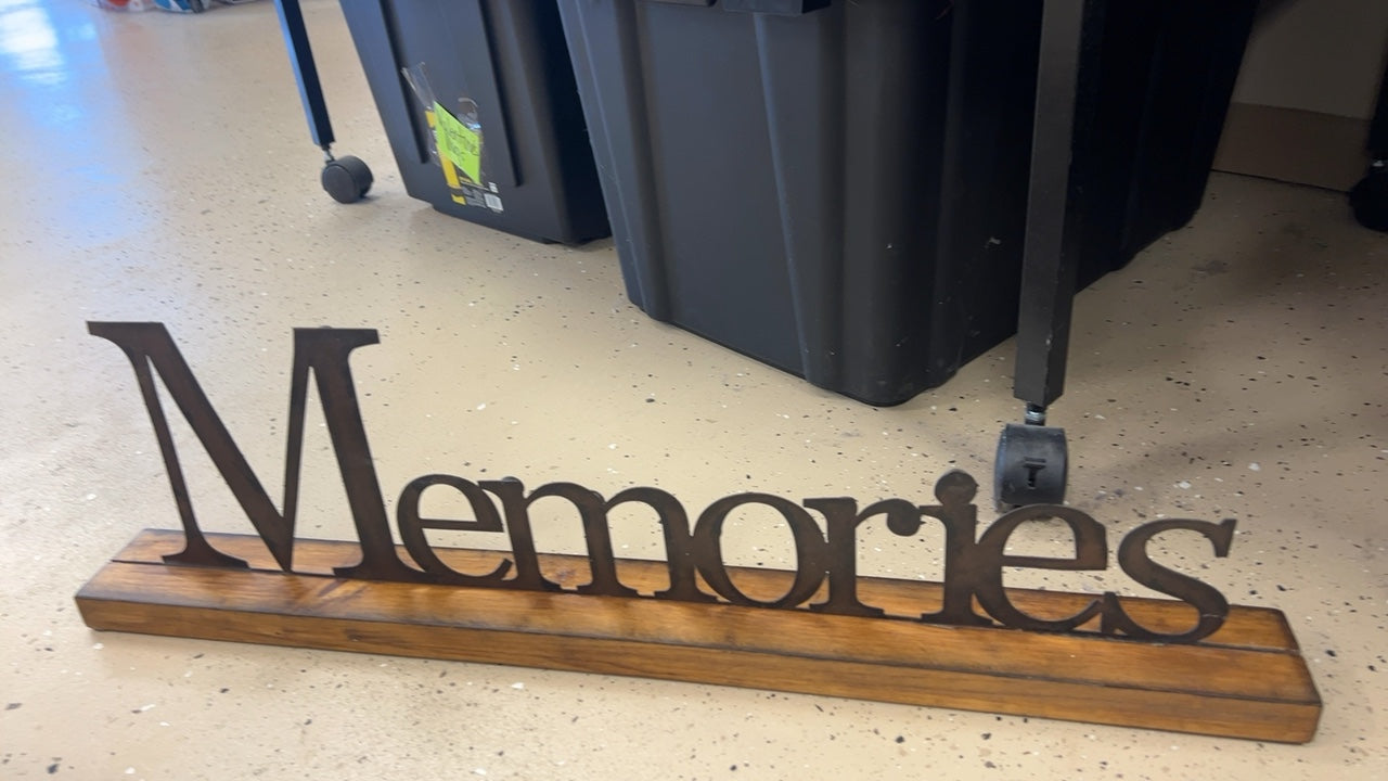 Decorative Sign Memories 